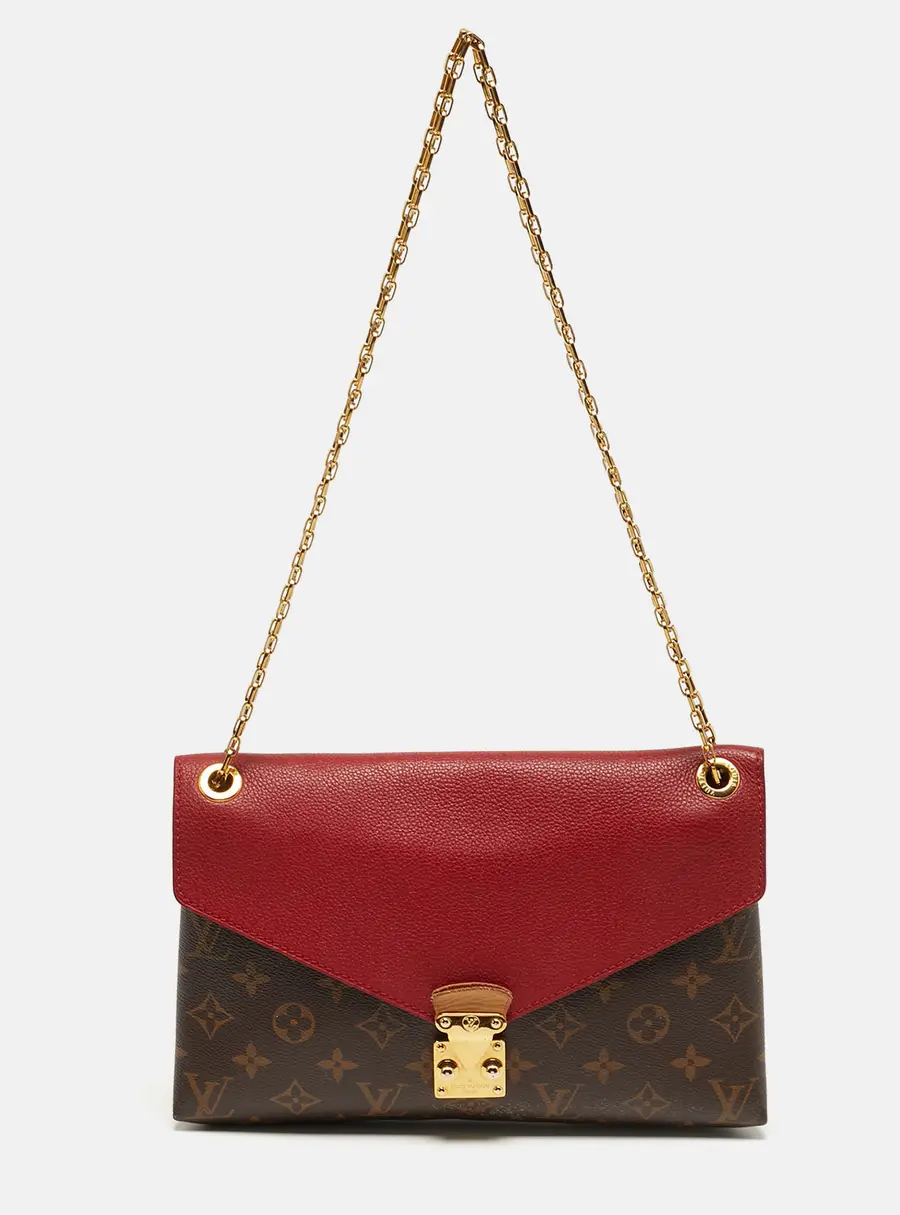 Louis Vuitton Pallas Chain Cerise Monogram Canvas Bag