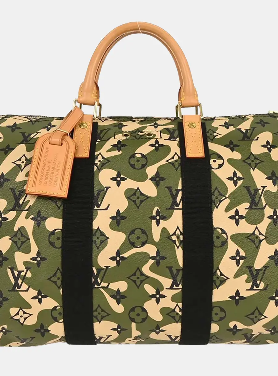 Louis Vuitton Speedy 35 Green Monogramouflage Top Handle Bag