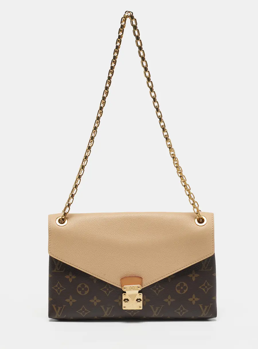 Louis Vuitton Pallas Chain Dune Monogram Canvas Bag