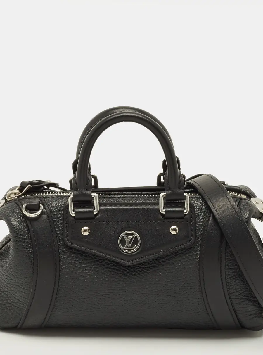 Louis Vuitton LV Biker Nano Black Leather Satchel