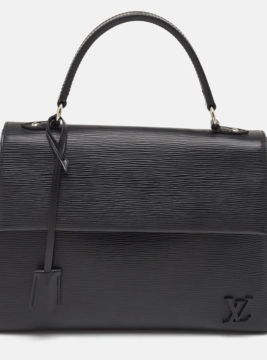 Louis Vuitton Cluny MM Black Epi Leather Bag