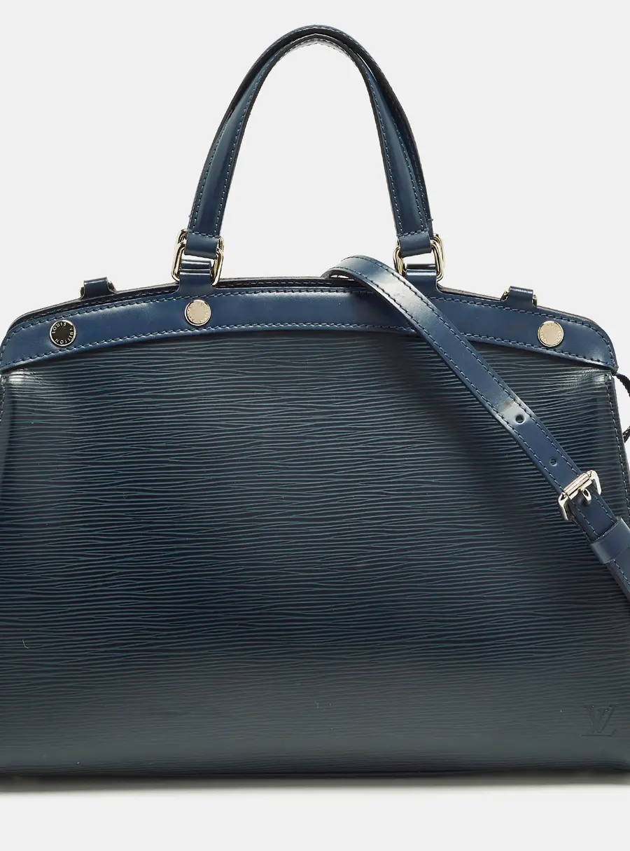 Louis Vuitton Brea MM Sapphir Epi Leather Bag