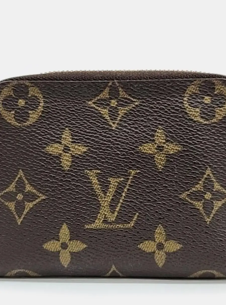 Louis Vuitton Zippy Coin Purse Brown Monogram Canvas Wallet Bag