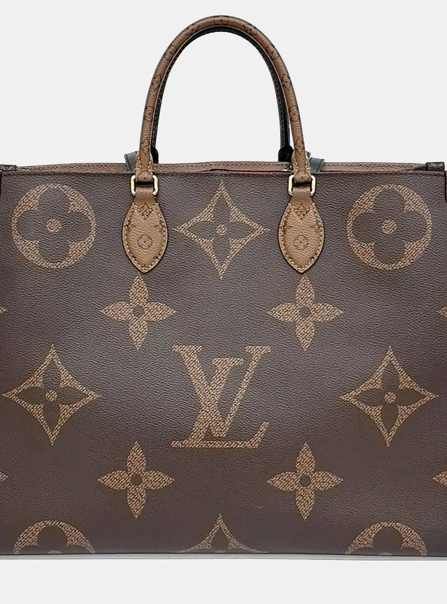 Louis Vuitton On The Go GM Brown Monogram Canvas Tote Bag