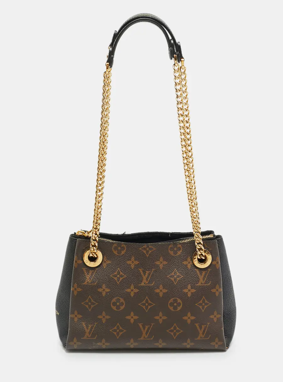 Louis Vuitton Surene BB Black Monogram Canvas and Leather Bag