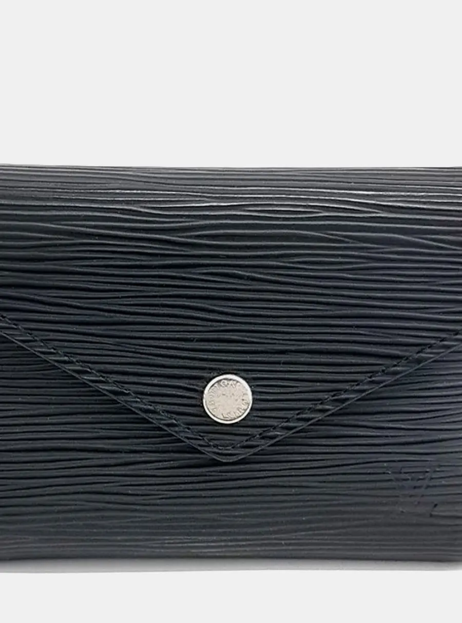 Louis Vuitton Victorine Wallet Black Epi Leather Wallet