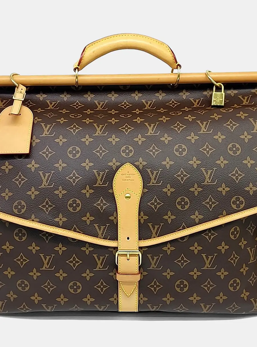 Louis Vuitton Sac Chas GM Brown Monogram Canvas Travel Bag