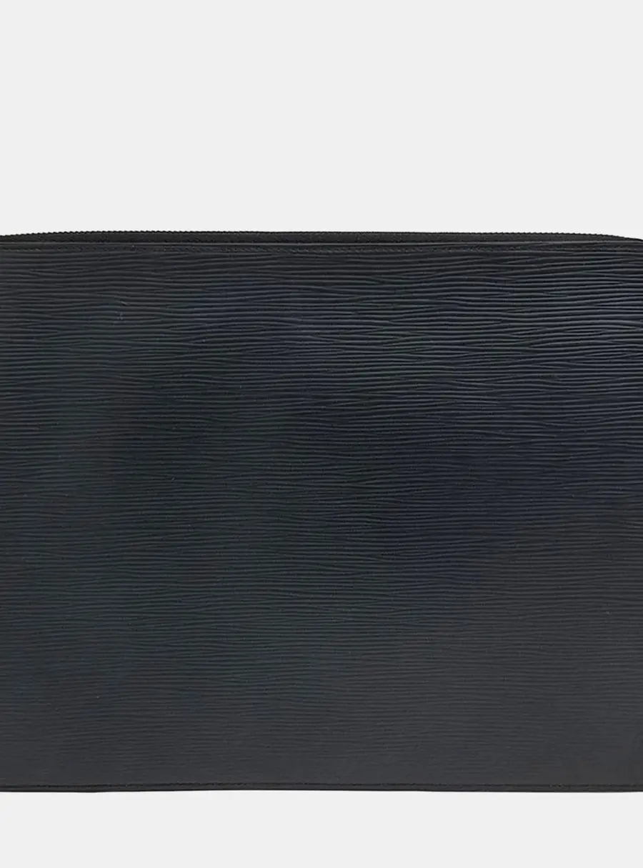 Louis Vuitton Epi Leather Clutch Black Epi Leather Clutch Bag