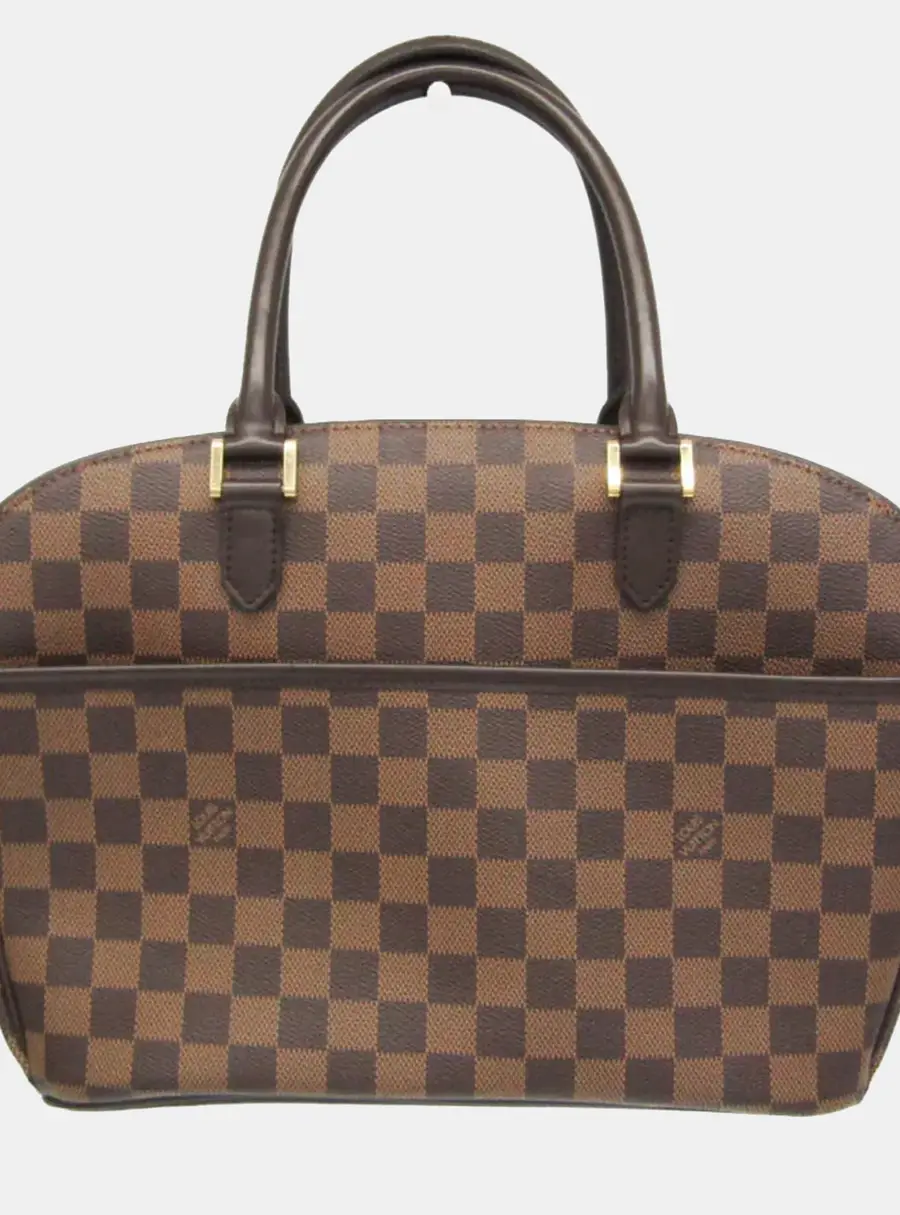 Louis Vuitton Sarria Horizontal Ebene Damier Ebene Canvas Top Handle Bag