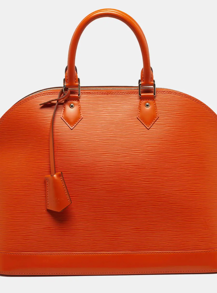 Louis Vuitton Alma GM Piment Epi Leather Satchel
