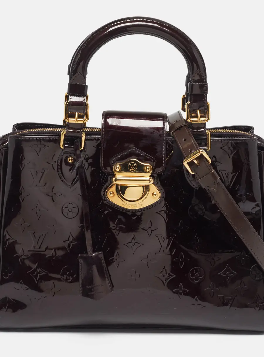 Louis Vuitton Melrose Avenue Amarante Monogram Vernis Bag