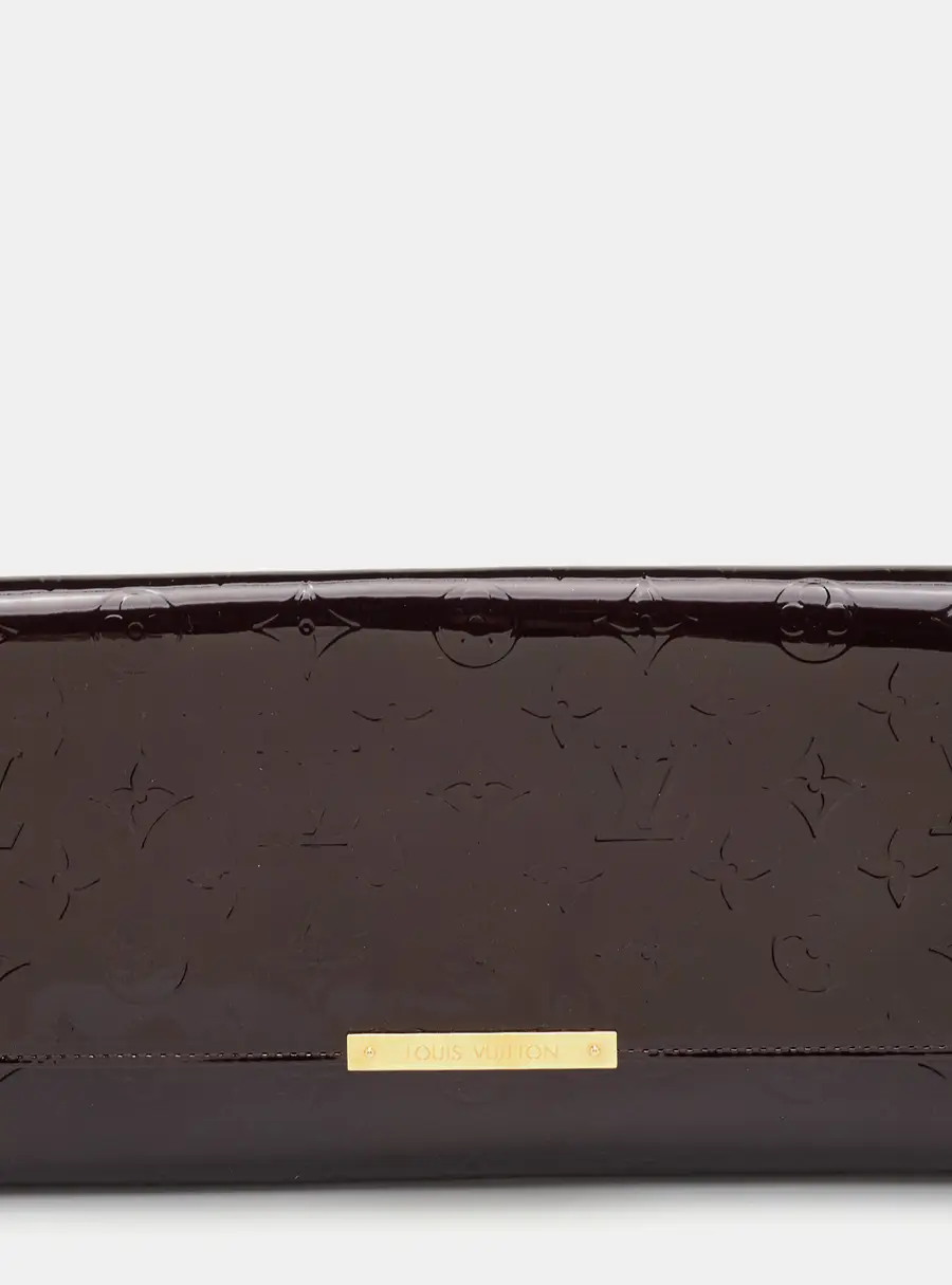 Louis Vuitton Amarante Monogram Vernis Robertson Clutch