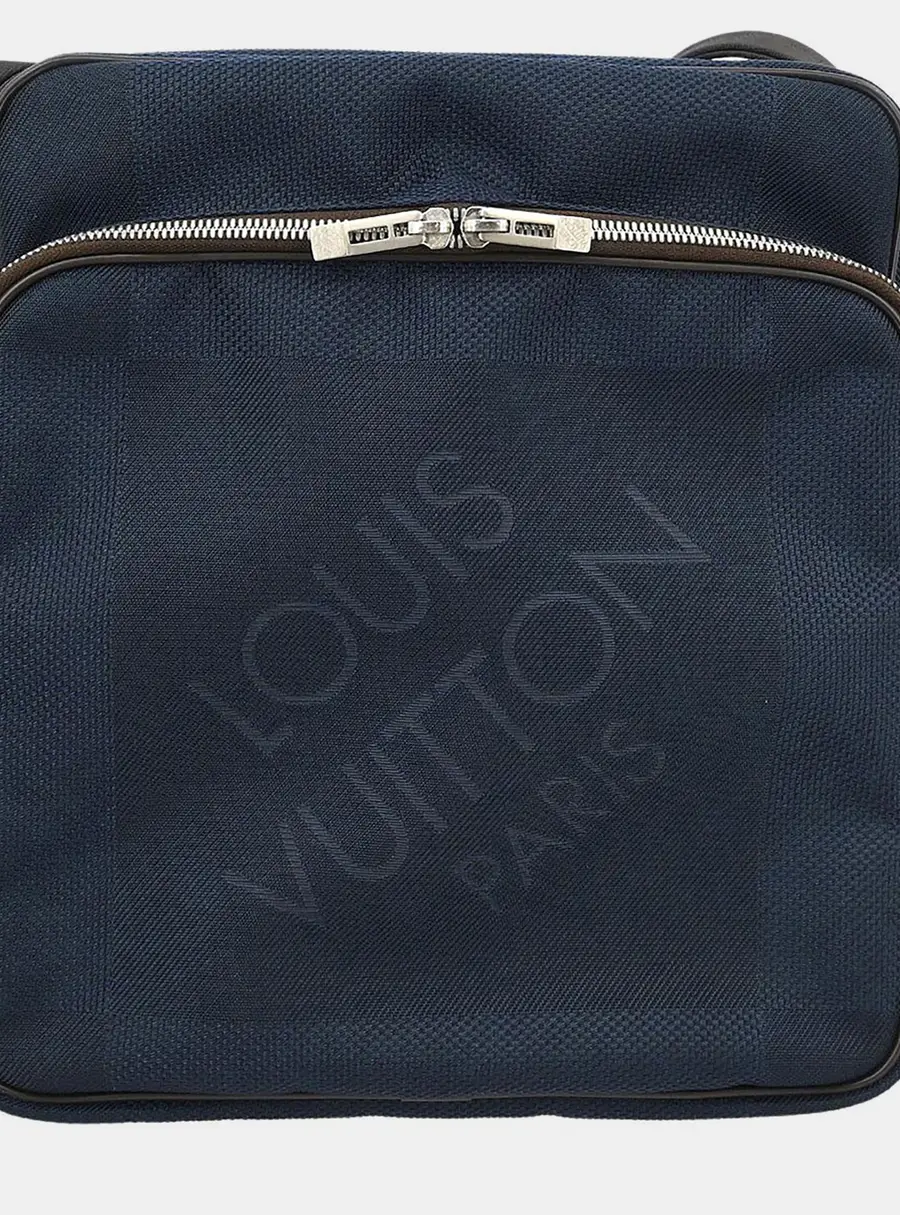 Louis Vuitton Navy Damier Geant Pilot Shoulder Bag