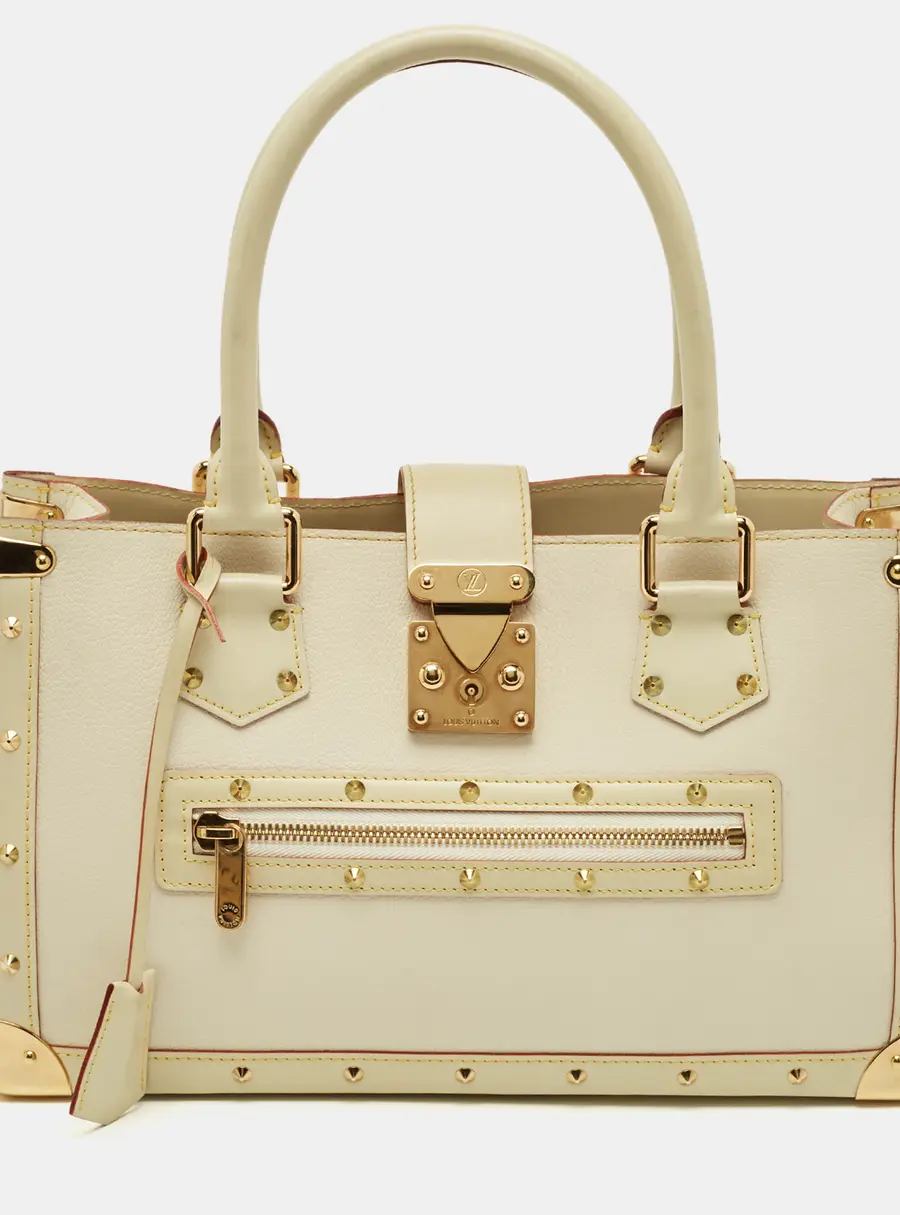 Louis Vuitton Le Fabuleux White Suhail Leather Bag