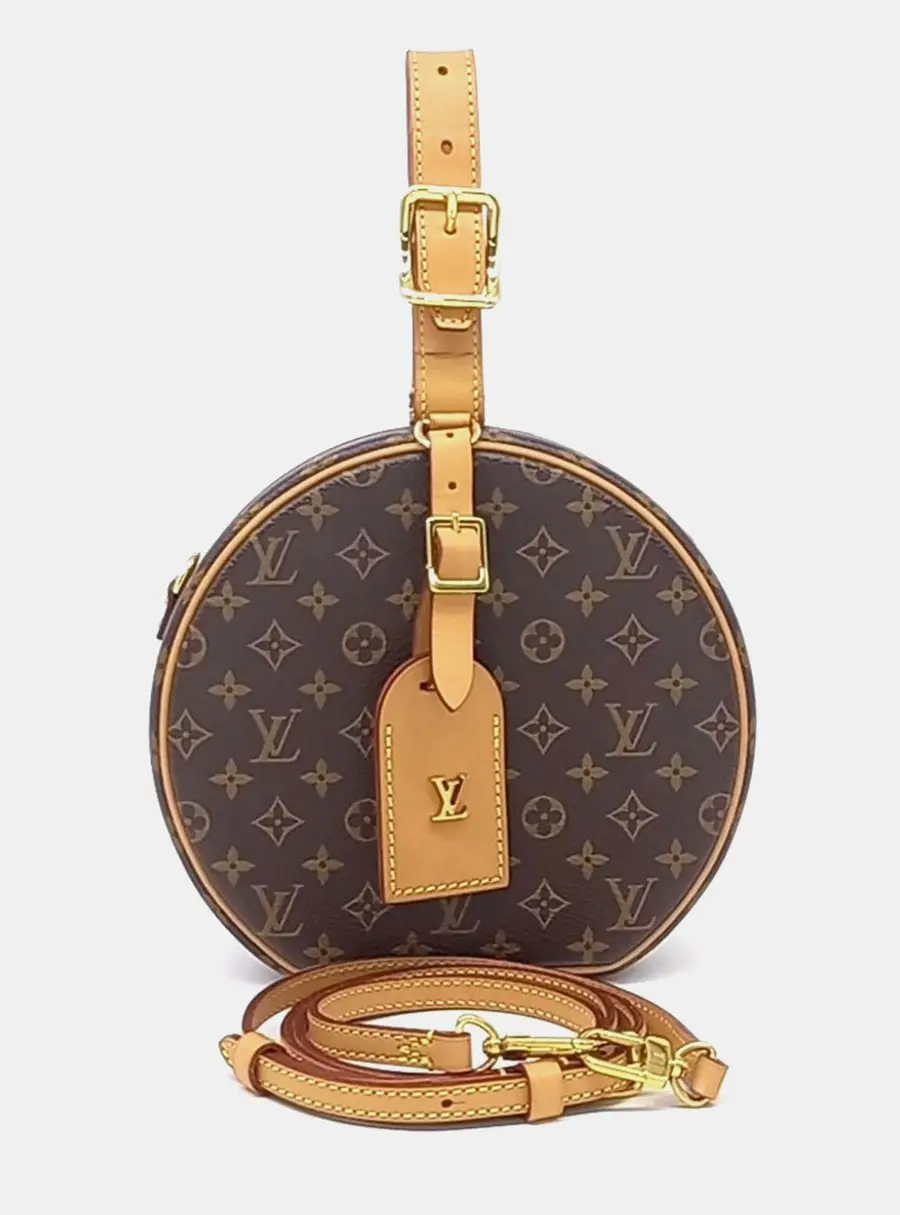 Louis Vuitton Petite Boite Chapeau Mini Brown Monogram Canvas Crossbody Bag