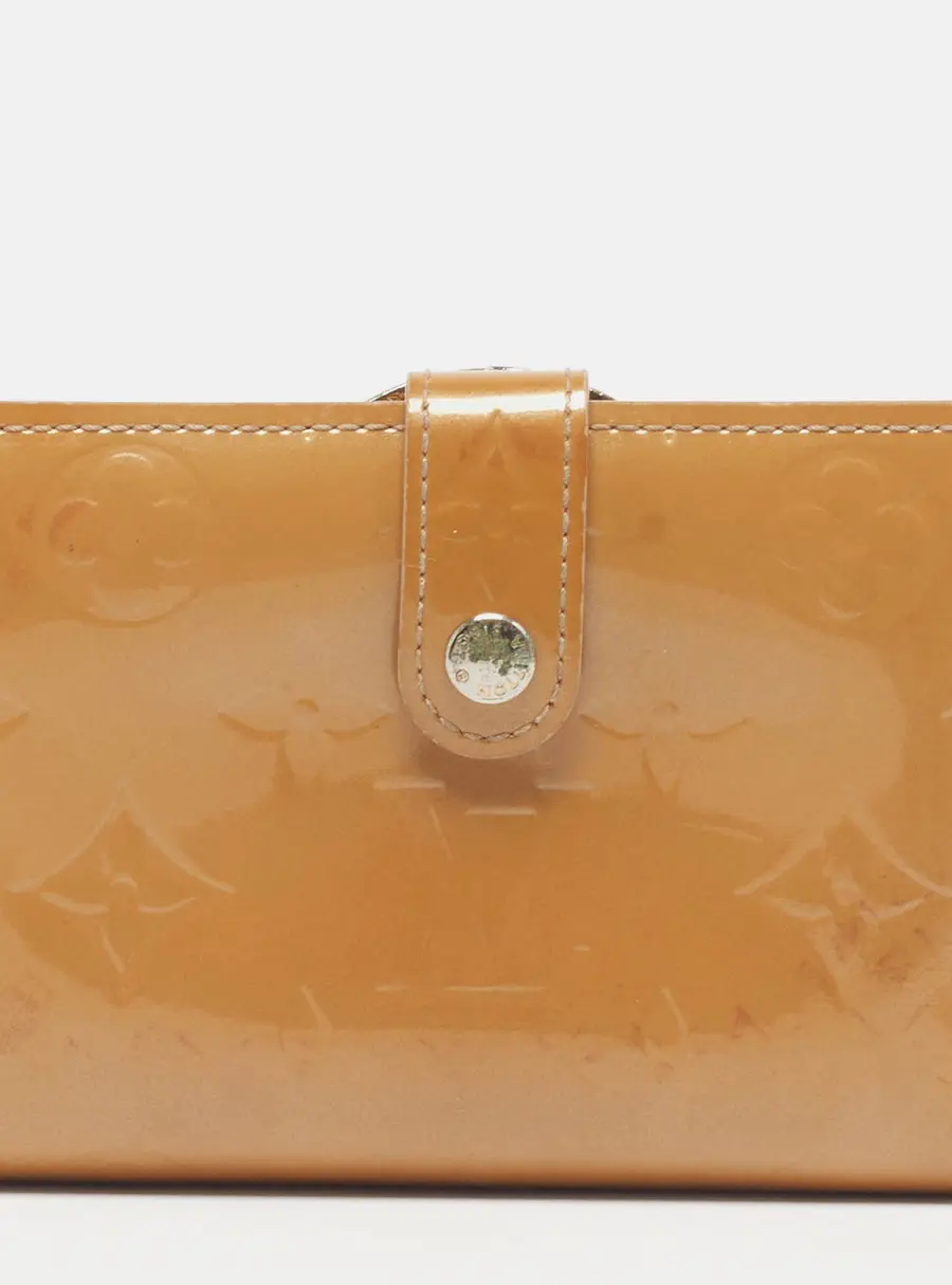 Louis Vuitton Porte Monnaie Noisette Monogram Vernis Wallet
