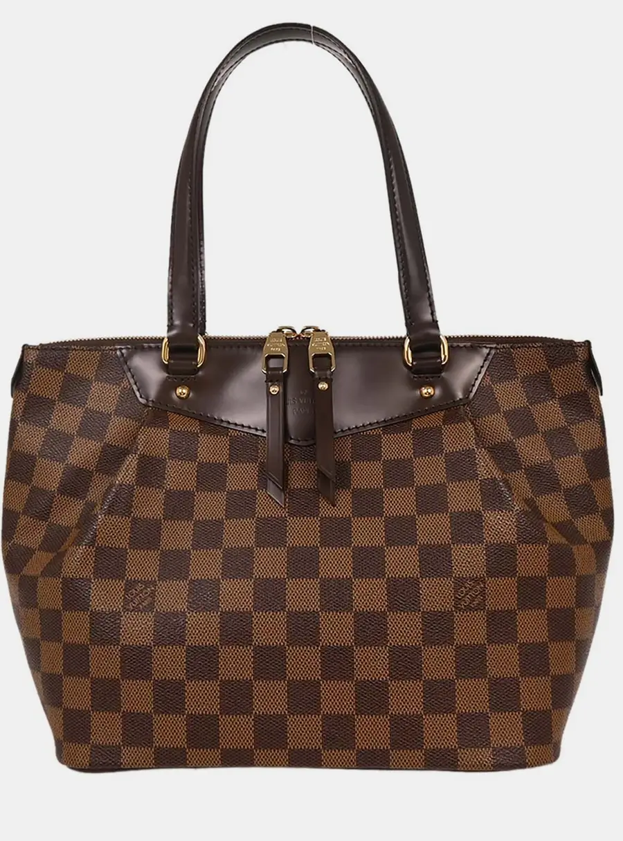 Louis Vuitton Westminster PM Damier Ebene Canvas Tote Bag