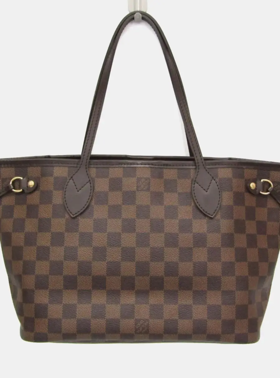 Louis Vuitton Neverfull PM Brown Damier Canvas Tote Bag