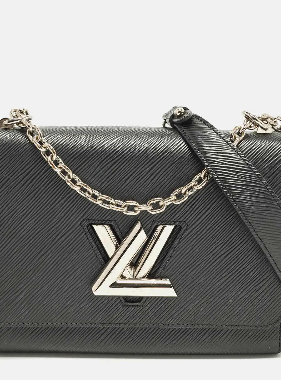 Louis Vuitton Twist MM Black Epi Leather Shoulder Bag