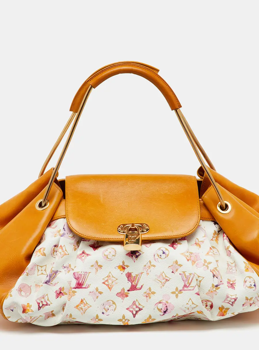Louis Vuitton Limited Edition Richard Prince Monogram Watercolor Canvas Aquarelle Jamais Bag