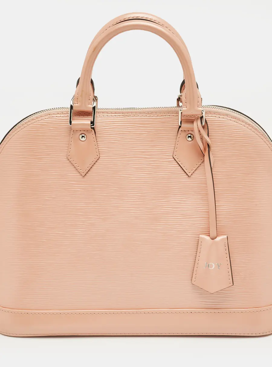Louis Vuitton Metallic Peach Epi Leather Alma PM Bag