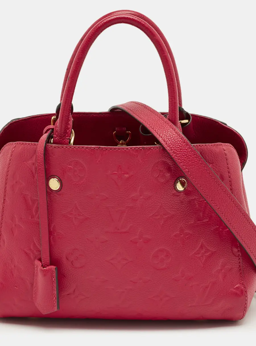 Louis Vuitton Aurore Monogram Empreinte Leather Montaigne BB Bag