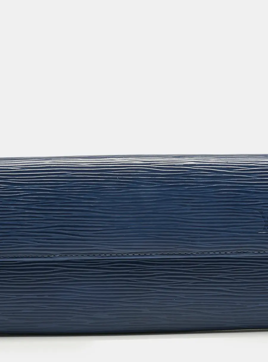 Louis Vuitton Myrtille Blue Epi Leather Sarah Wallet