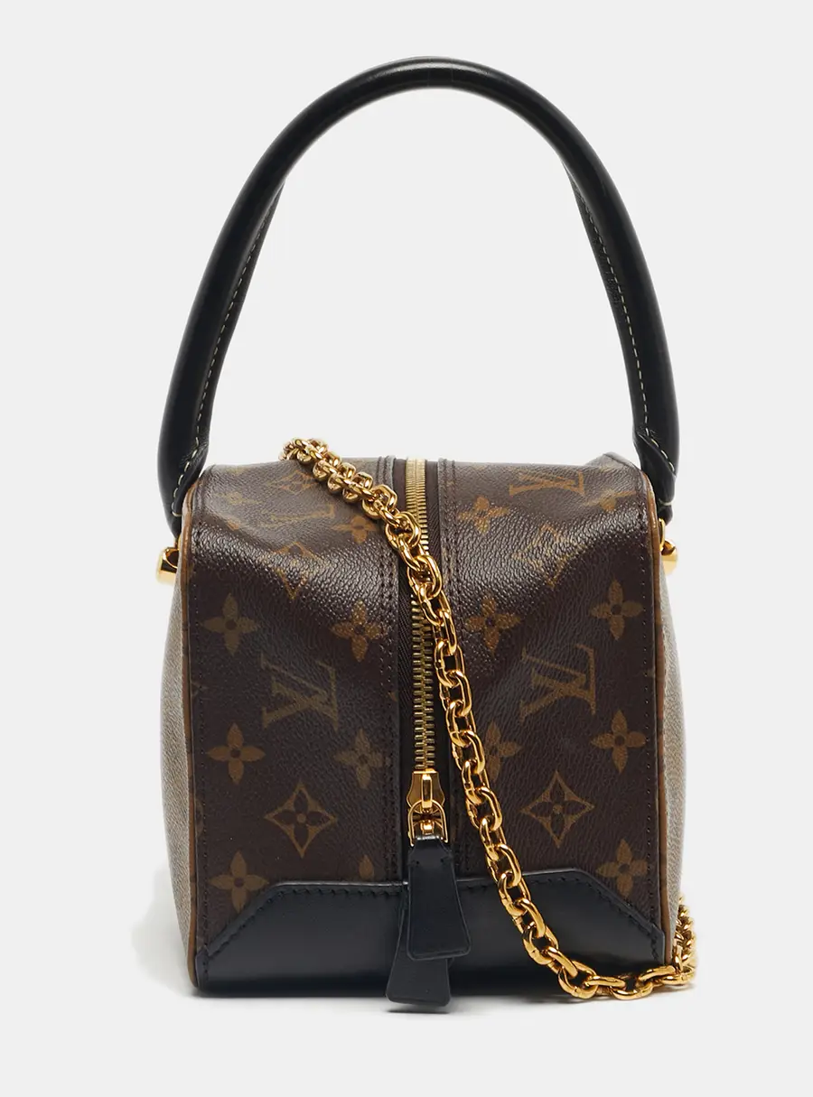 Louis Vuitton Brown Coated Canvas Shoulder Bags