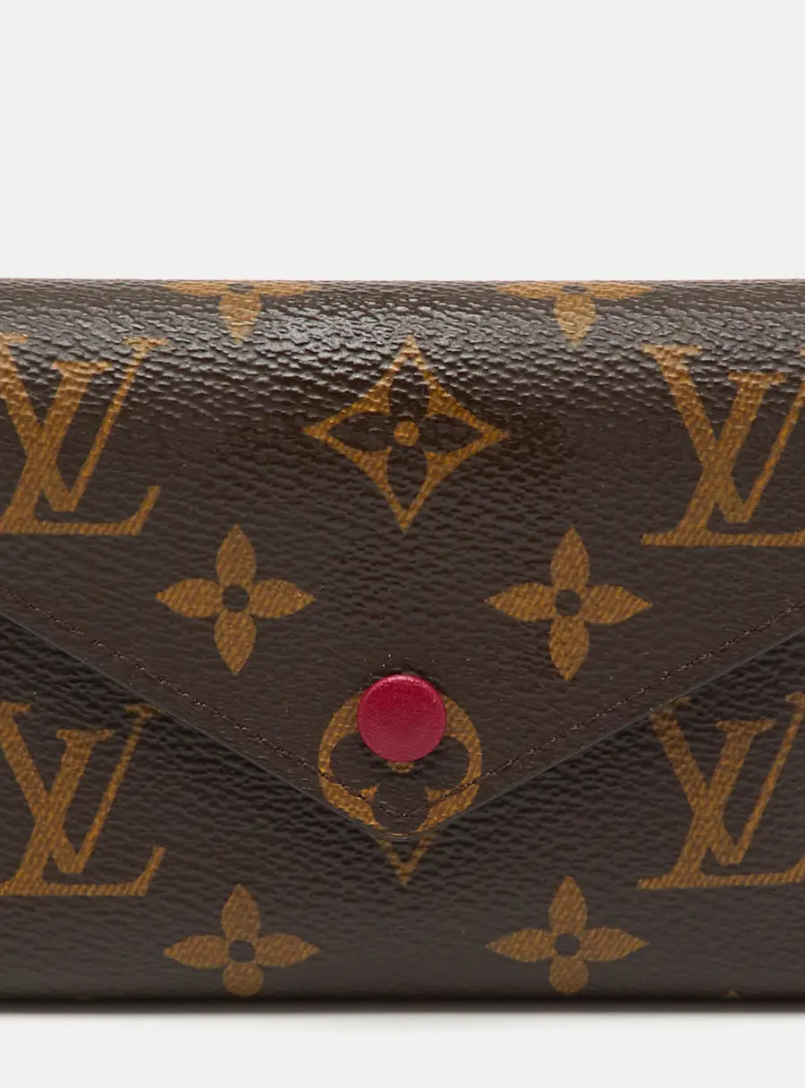 Louis Vuitton Victorine Brown Coated Canvas Compact Wallet
