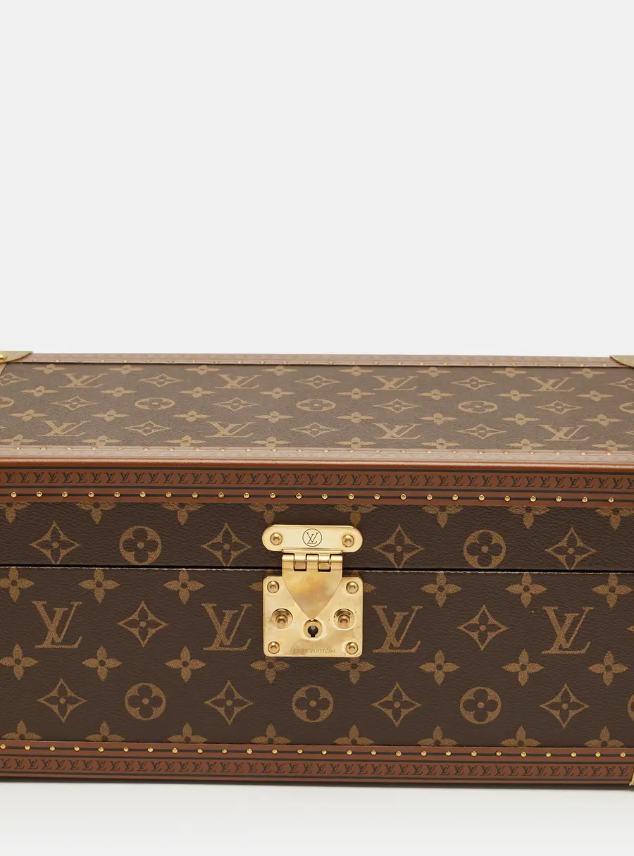 Louis Vuitton Coffret Brown Coated Canvas and Leather Luggage & Travel Bag