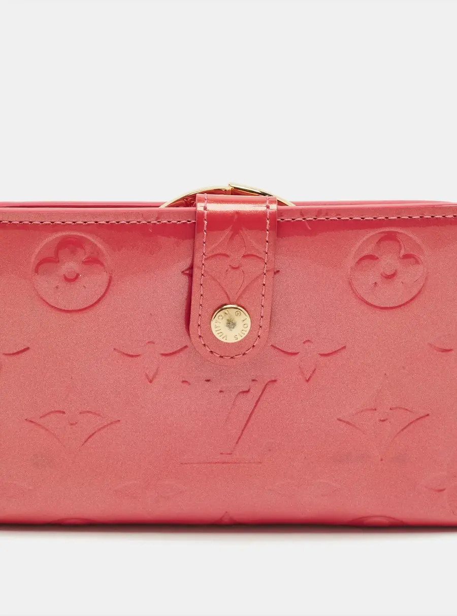Louis Vuitton Framboise Monogram Vernis French Purse Wallet
