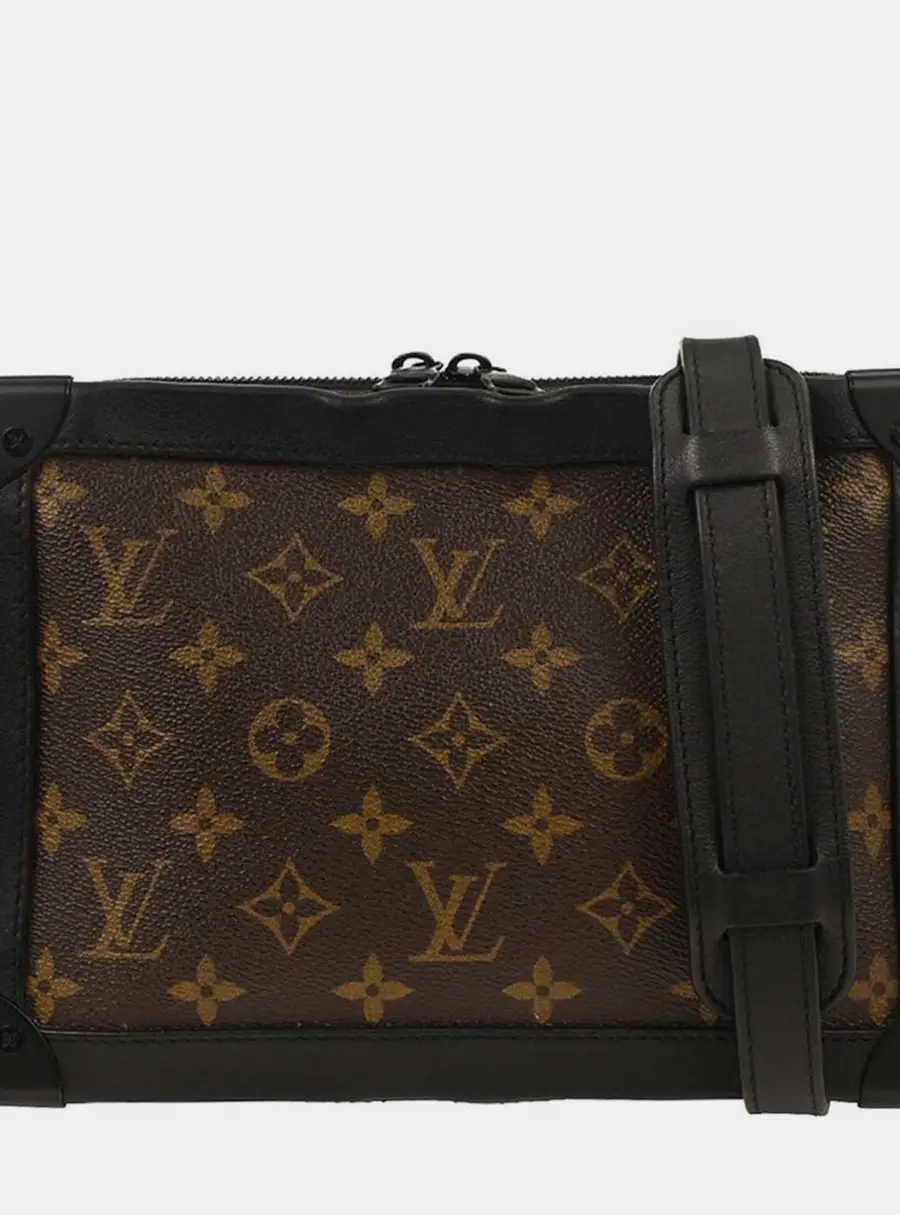 Louis Vuitton Monogram Solar Ray Soft Trunk Black Orange Monogram Canvas Shoulder Bag