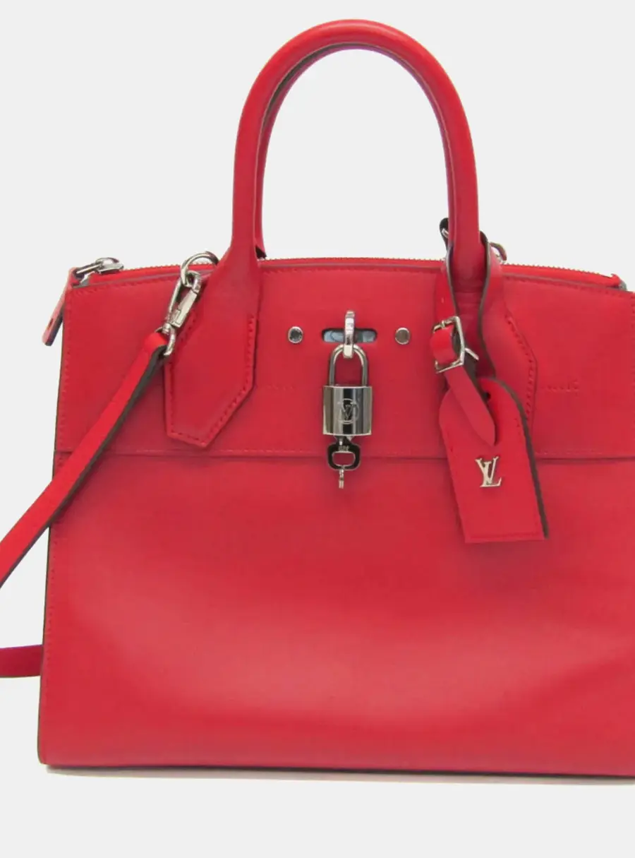 Louis Vuitton City Steamer PM Red Shoulder Bag