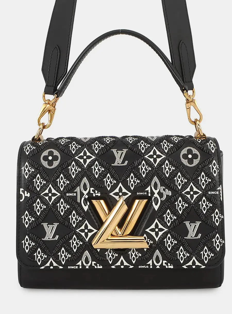 Louis Vuitton Twist MM Since 1854 Jacquard Monogram Canvas and Leather Shoulder Bag