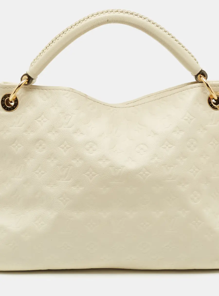 Louis Vuitton Artsy MM Neige Monogram Empreinte Leather Bag