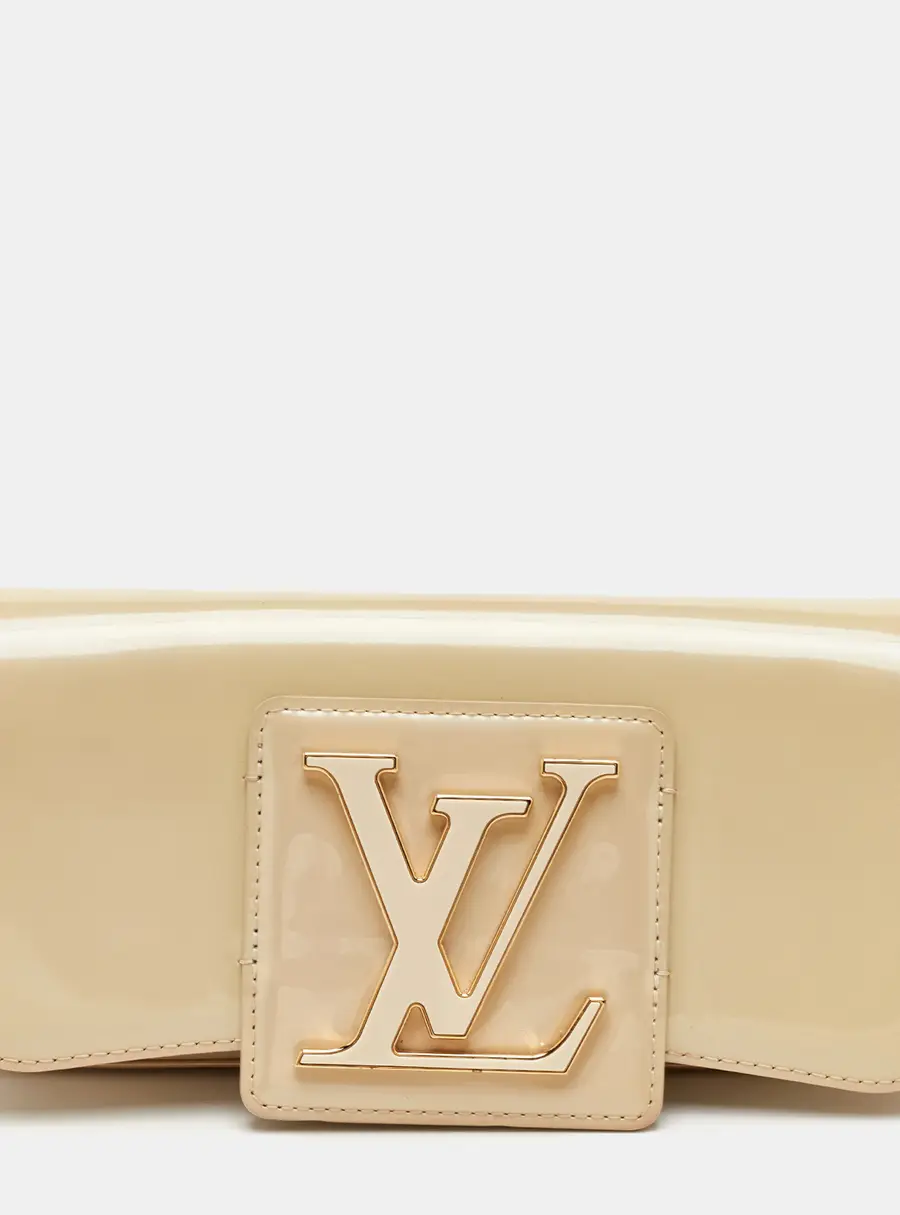 Louis Vuitton Sobe Rose Florentine Vernis Leather Clutch