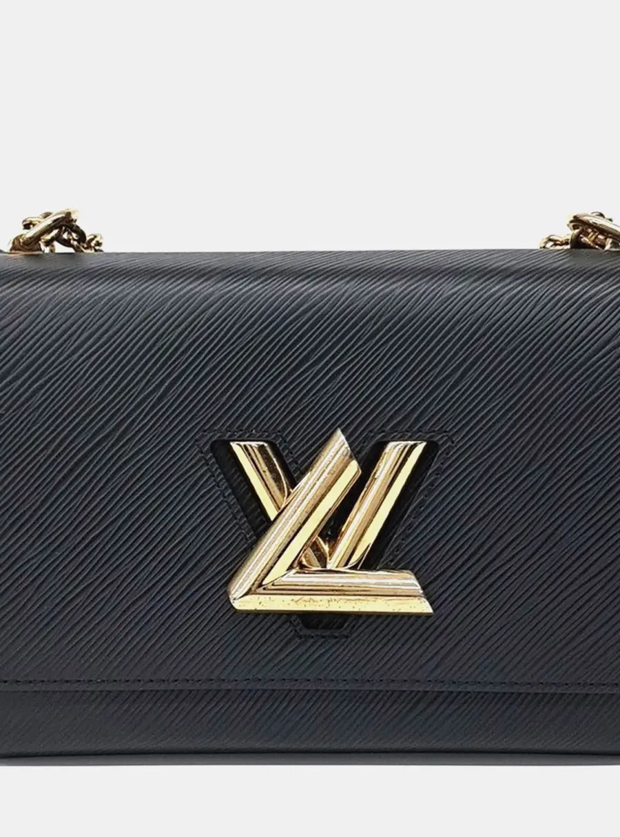 Louis Vuitton Twist MM Black Epi Leather Shoulder Bag