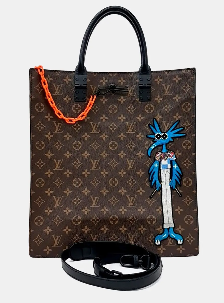 Louis Vuitton Sac Plat PM Brown Monogram Canvas Crossbody Bag