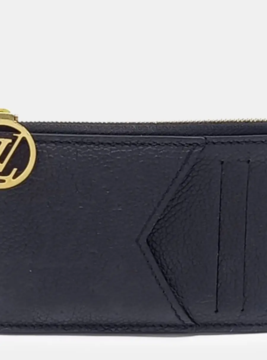 Louis Vuitton Romy Black Empreinte Leather Card Holder