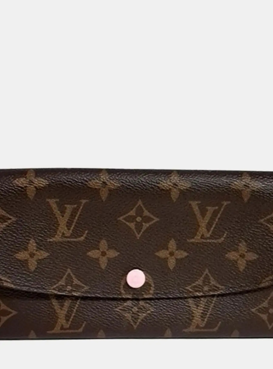 Louis Vuitton Emilie Wallet MM Monogram Canvas Long Wallet