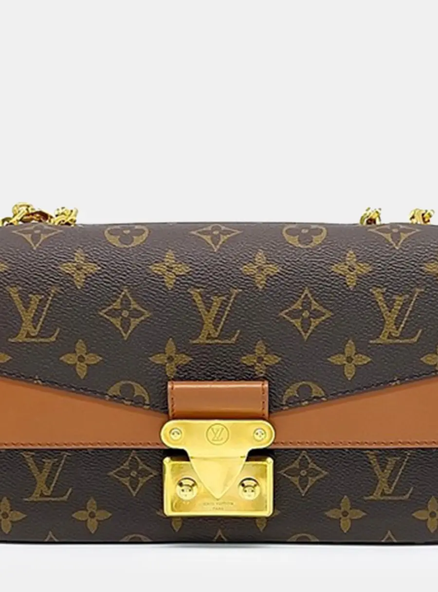 Louis Vuitton Marceau MM Brown Monogram Canvas Leather Shoulder Bag