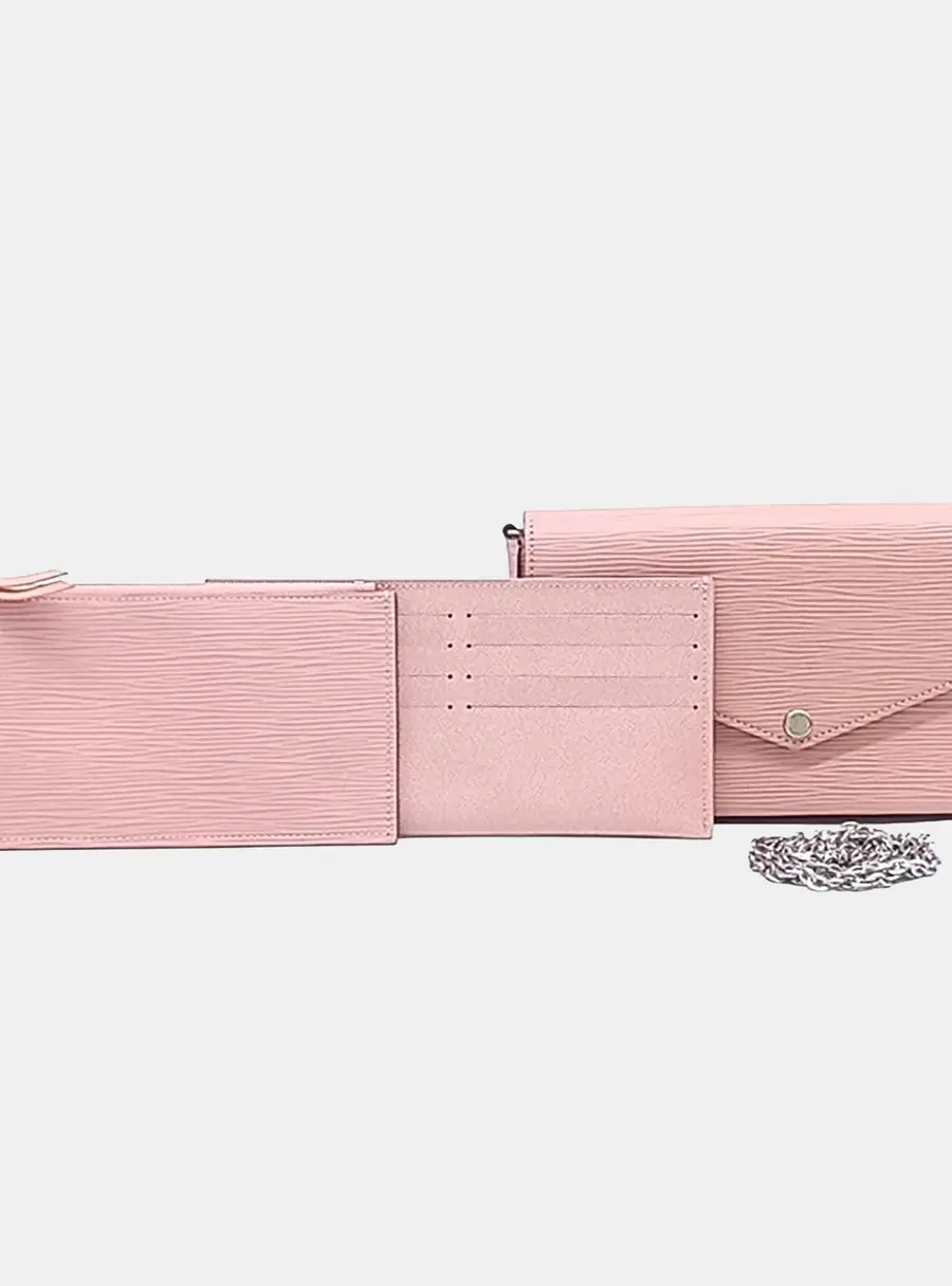 Louis Vuitton Pochette Felicie Pink Epi Leather Crossbody Bag