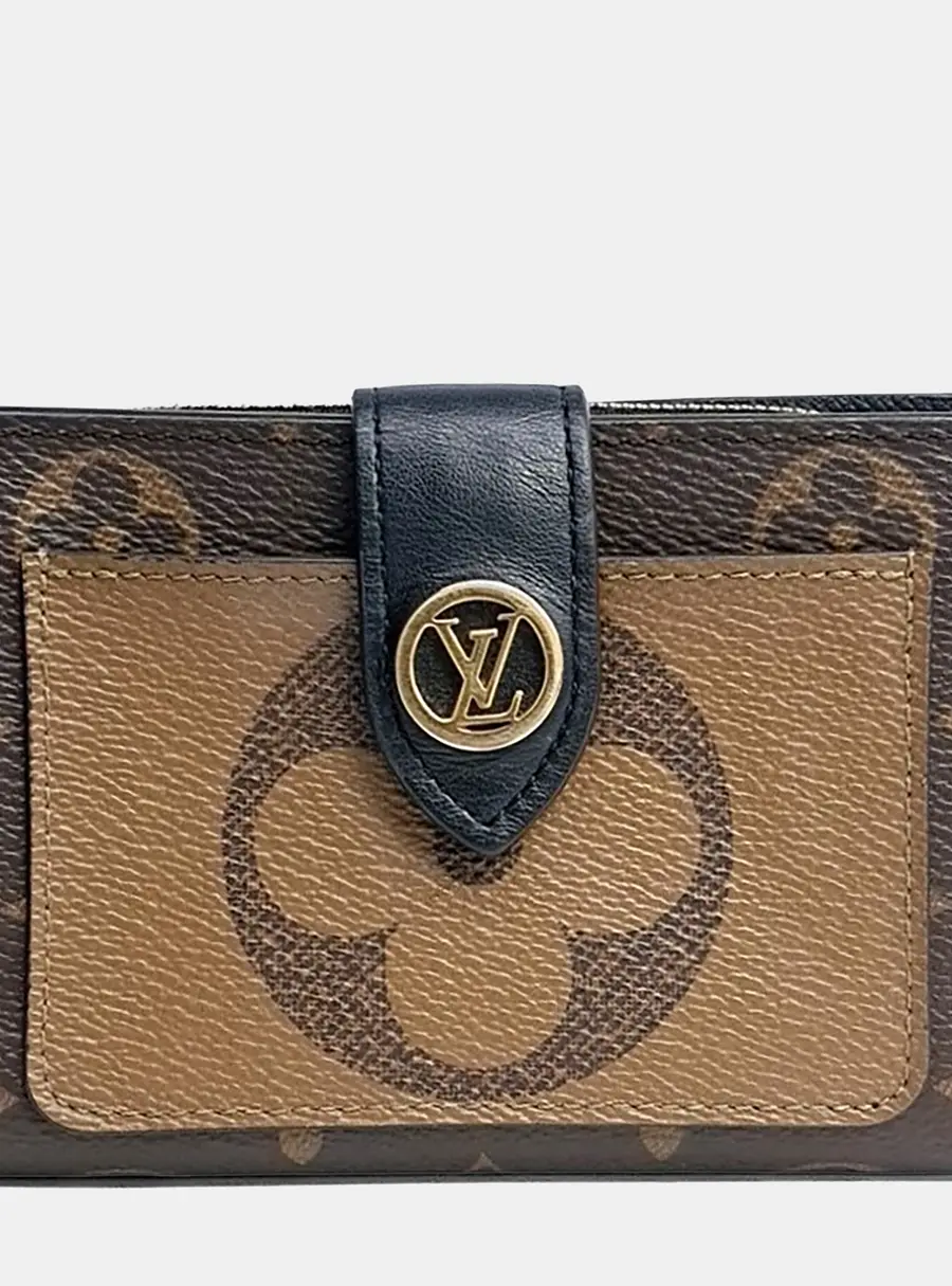 Louis Vuitton Juliette Brown Monogram Canvas Wallet Bag