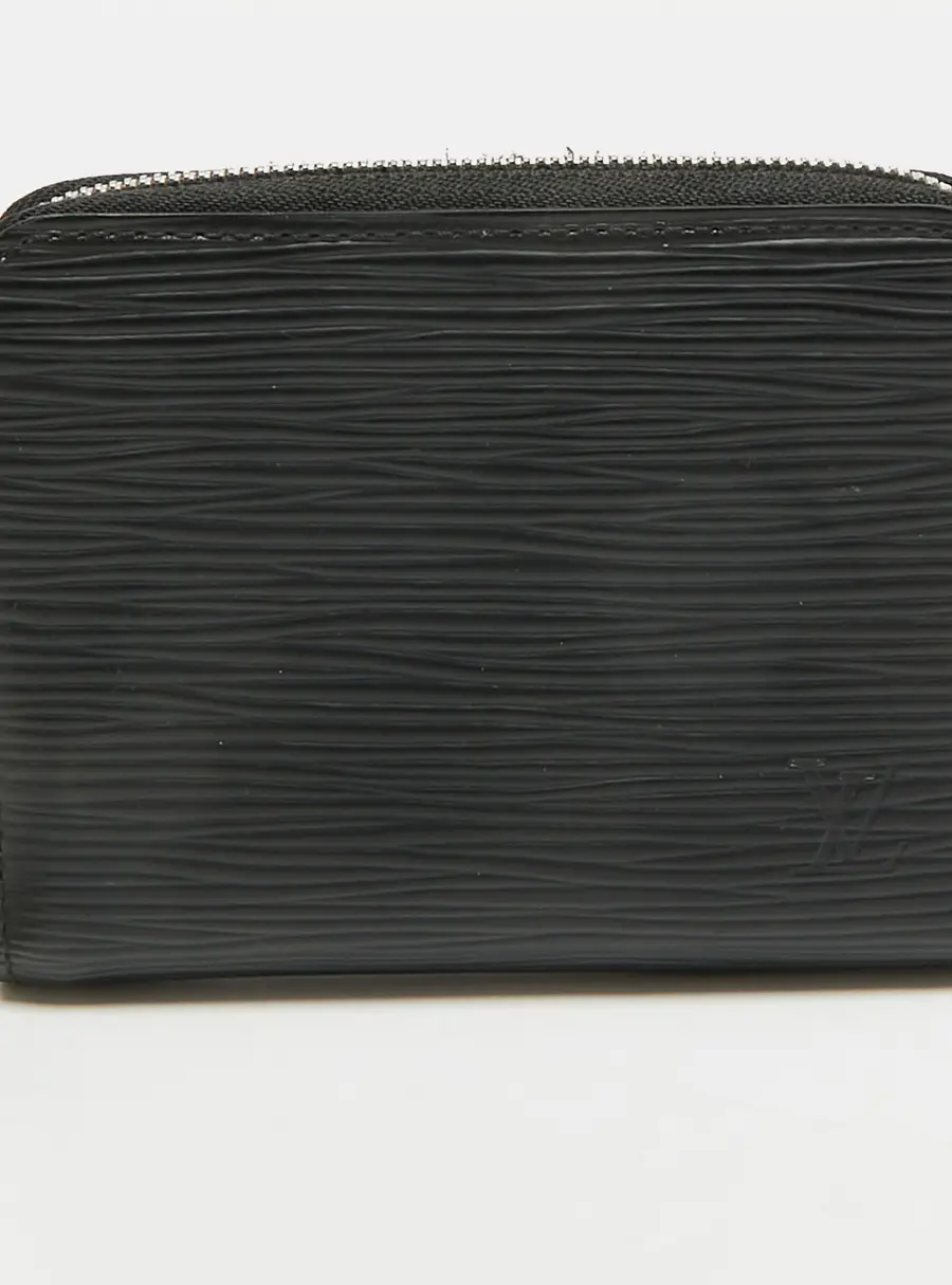 Louis Vuitton Zippy Black Epi Leather Coin Purse