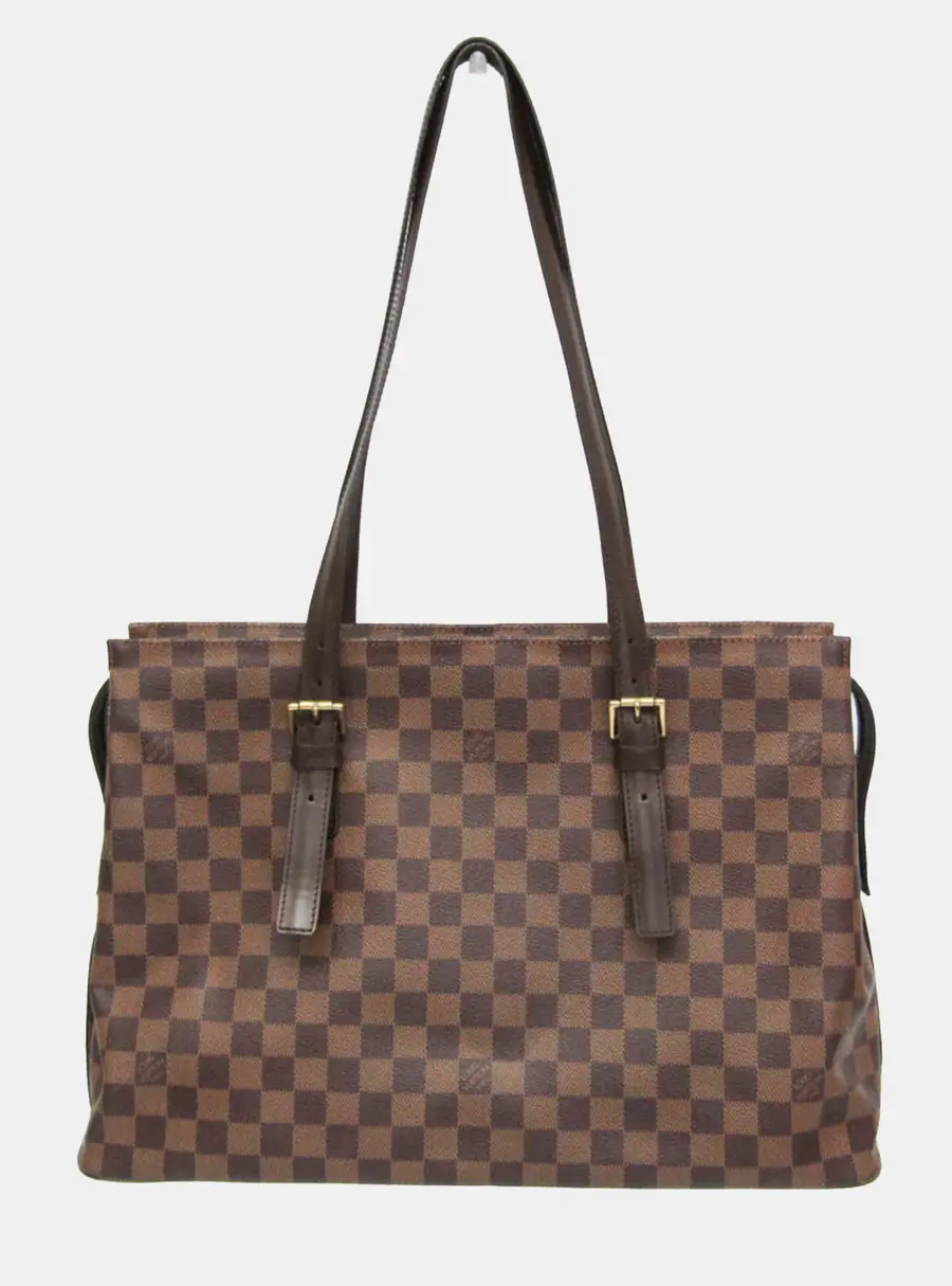 Louis Vuitton Damier Chelsea Shoulder Bag Brown Ebene