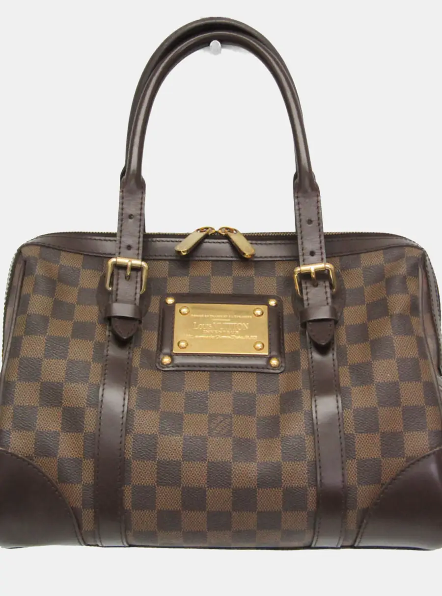 Louis Vuitton Berkeley PM Ebene Damier Ebene Canvas Satchel Bag