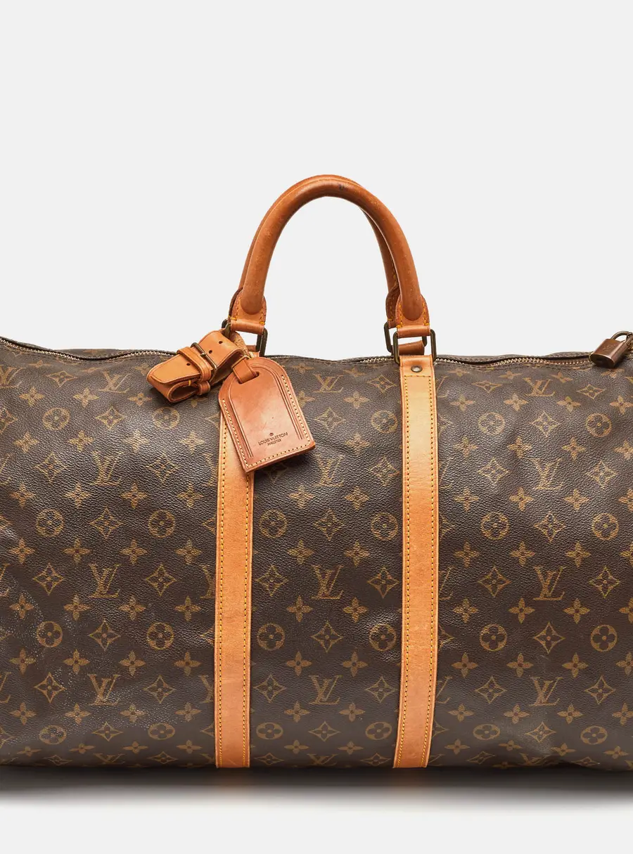 Louis Vuitton Keepall 55 Monogram Canvas Bag