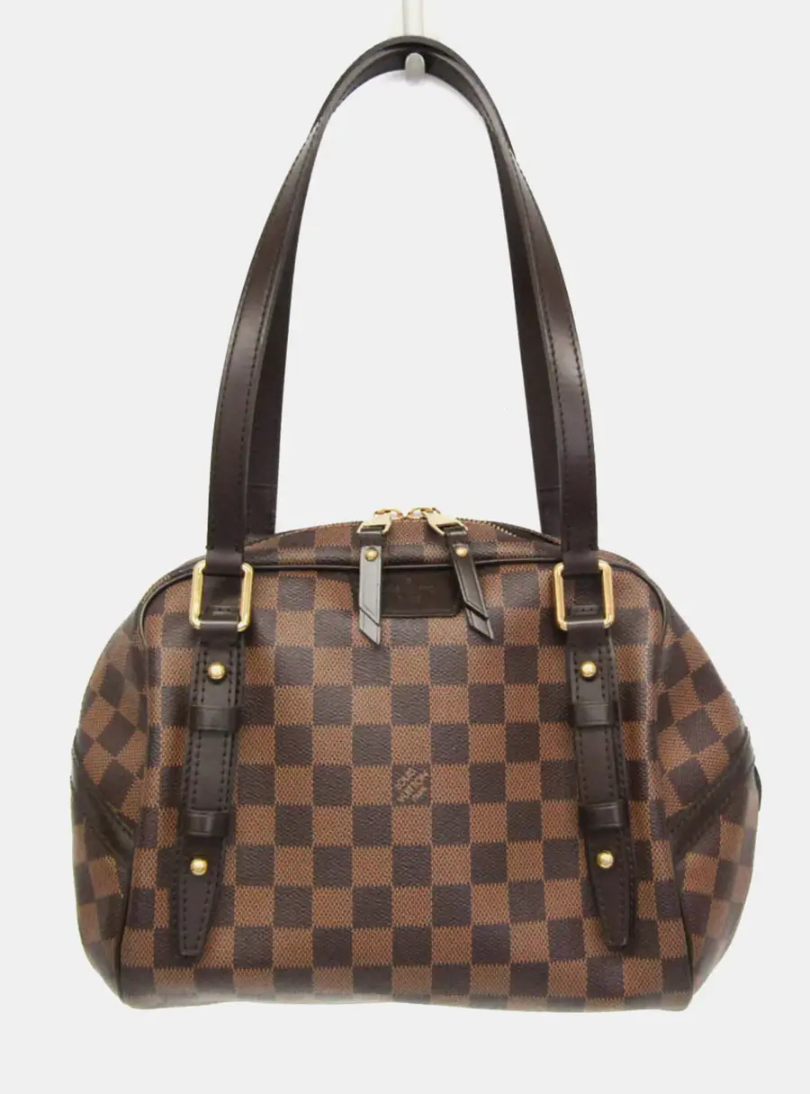 Louis Vuitton Damier Rivington PM Shoulder Bag Ebene