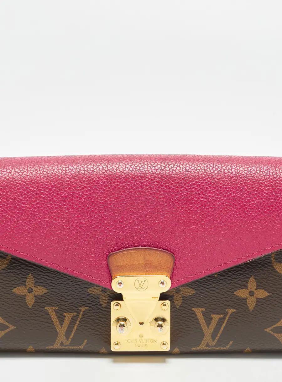 Louis Vuitton Pallas Grape Monogram Canvas and Leather Continental Wallet