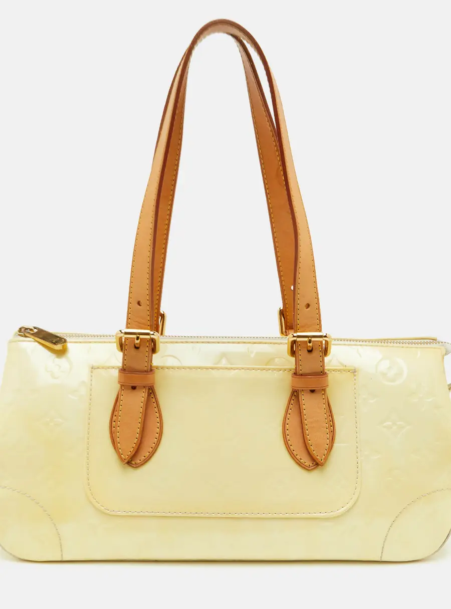 Louis Vuitton Rosewood Avenue Perle Monogram Vernis Bag